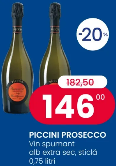 PICCINI PROSECCO, белое игристое экстра-сухое вино