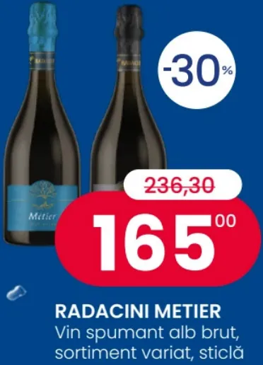 RADACINI METIER Белое игристое вино брют, в ассортименте