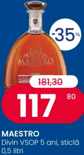 MAESTRO, дивин VSOP 5 лет, бутылка 0,5 л