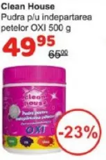Clean House порошок OXI для удаления пятен, 500 г