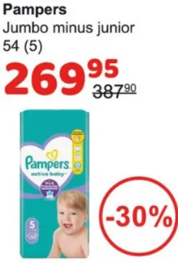 Подгузники Pampers Jumbo Minus Junior, 54 шт. (размер 5)