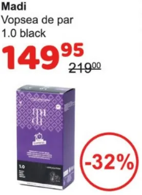 Краска для волос, оттенок 1.0 Black