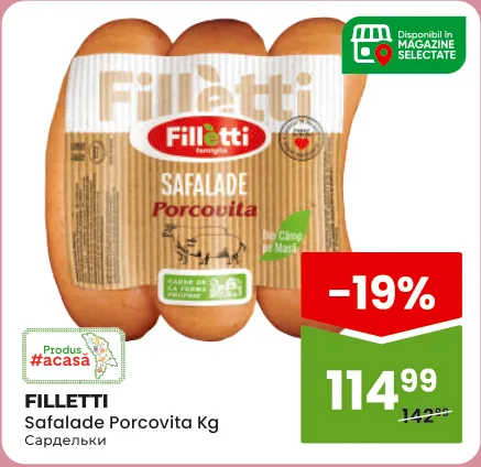 Safalade Porcovita FILLETTI, kg