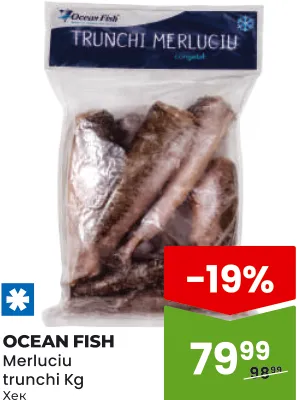 OCEAN FISH trunchi de merluciu, kg