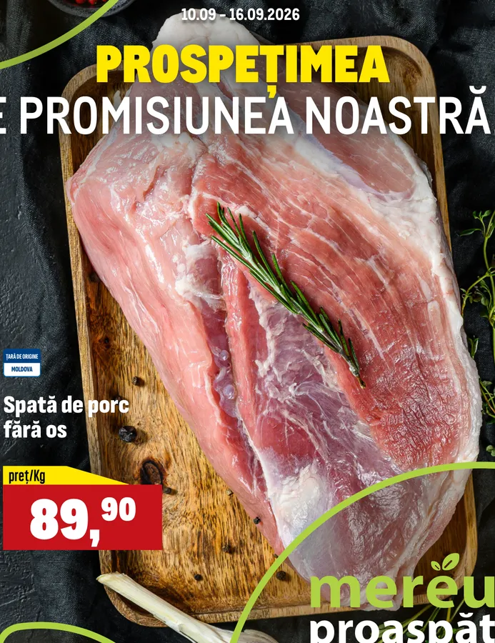 Spată de porc dezosată