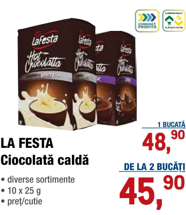 LA FESTA, горячий шоколад