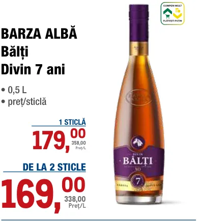 BARZA ALBĂ Bălți Divin de 7 ani