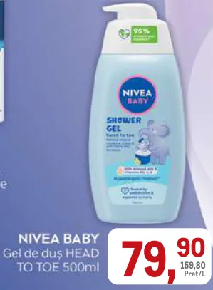 NIVEA BABY Гель для душа Head to Toe, 500 мл
