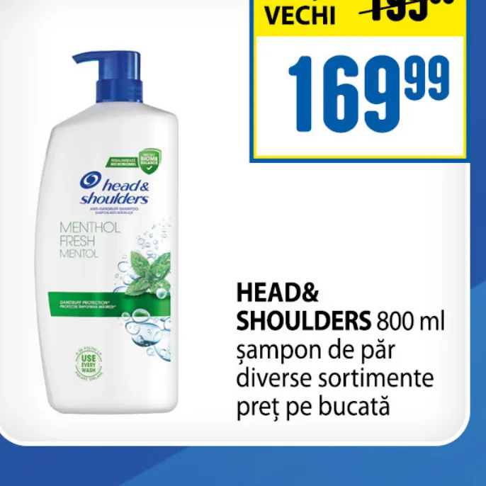 Шампунь для волос HEAD&SHOULDERS, 800 мл, разные виды