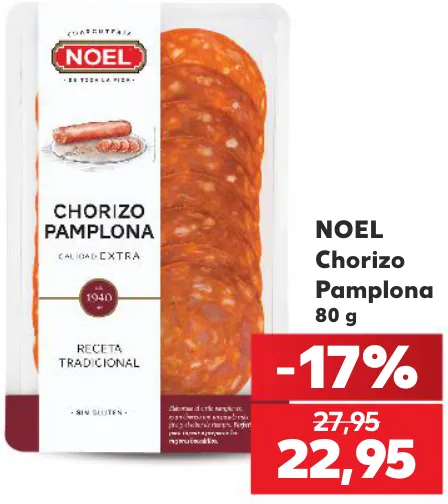 NOEL Чоризо Памплона, 80 г