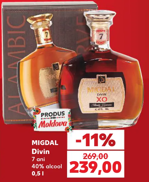 Дивин MIGDAL, выдержка 7 лет, 40% алкоголя, 0,5 л