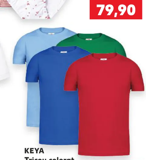 KEYA, цветная футболка для детей 5–6 лет, 1 шт.