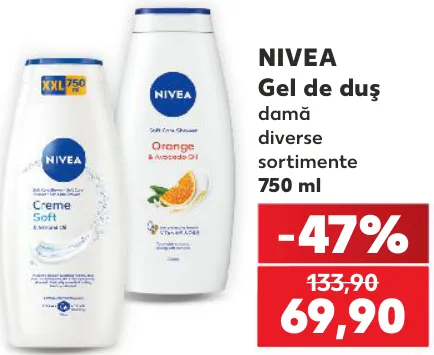 NIVEA Женский гель для душа, в ассортименте