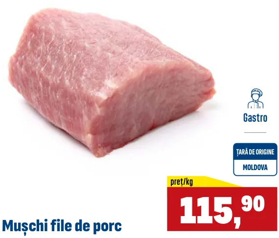 Mușchi file de porc, 1 kg