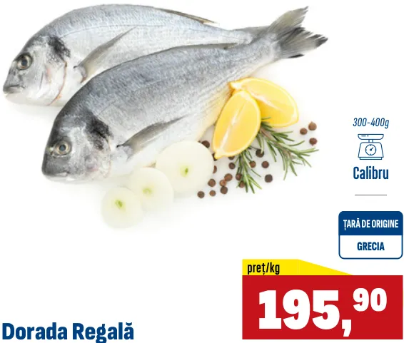 Dorada Regală, 300–400 g