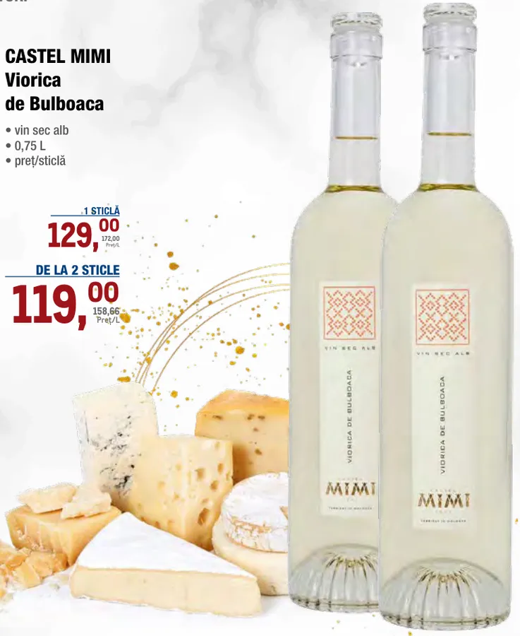 CASTEL MIMI Viorica de Bulboaca, 0,75 L