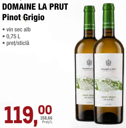 DOMAINE LA PRUT Pinot Grigio, 0,75 L