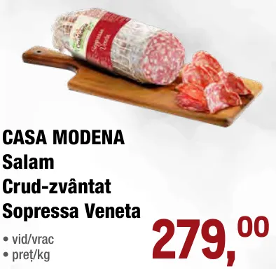 Сыровяленая салями CASA MODENA Sopressa Veneta