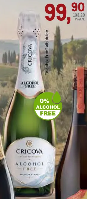 CRICOVA „Alcohol Free” alb dulce