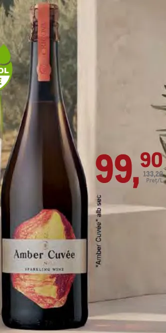 Ігристе вино CRICOVA «Amber Cuvée» біле сухе