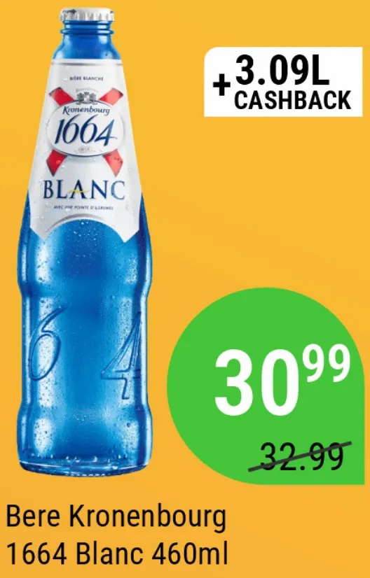 Bere Kronenbourg 1664 Blanc, 460 ml