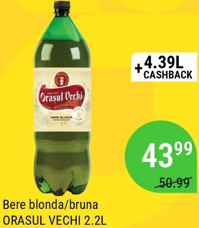Bere blondă/brună ORASUL VECHI, 2,2 L