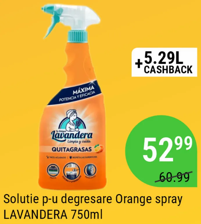 Спрей-обезжириватель Orange LAVANDERA, 750 мл