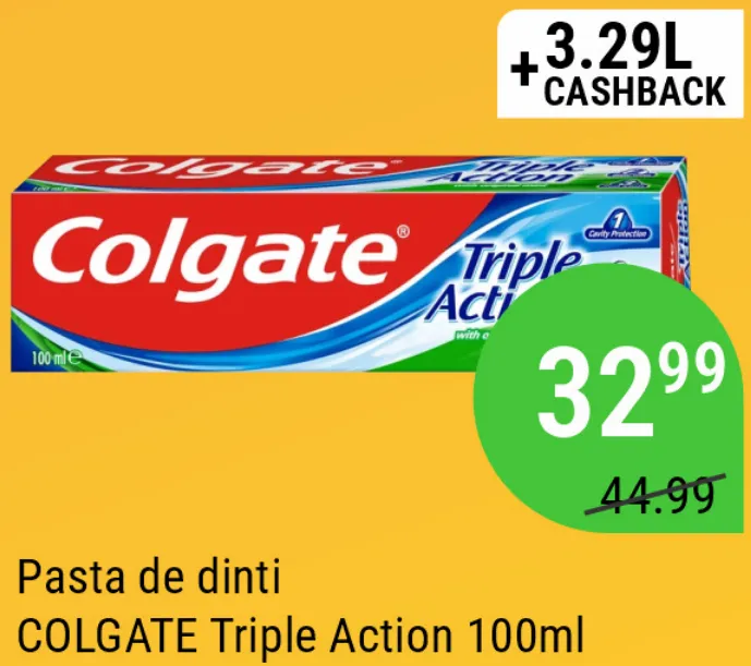 Зубна паста COLGATE Triple Action, 100 мл