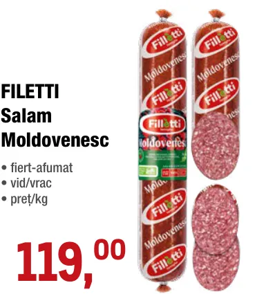 FILETTI Колбаса Молдавская