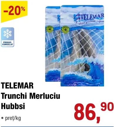 TELEMAR Trunchi de merluciu Hubbsi