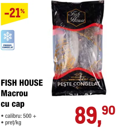 FISH HOUSE Macrou cu cap