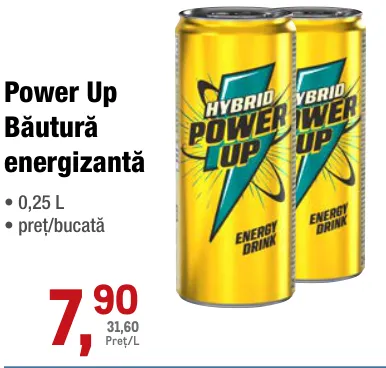 Power Up Băutură energizantă 0,25 L