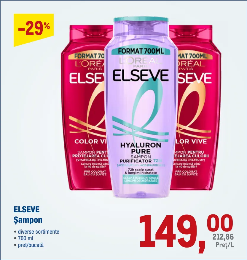 Șampon ELSEVE, 700 ml