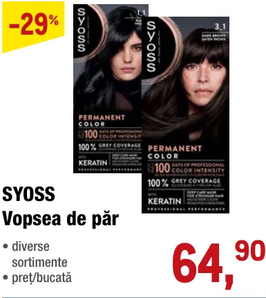 Vopsea de păr SYOSS