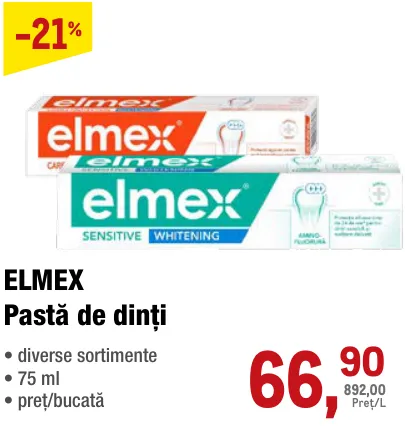 ELMEX Pastă de dinți 75 ml
