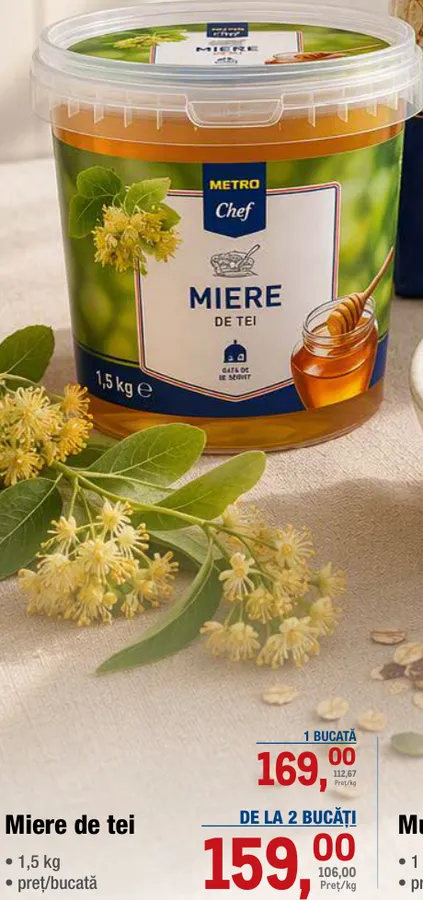 METRO Chef Miere de tei 1,5 kg