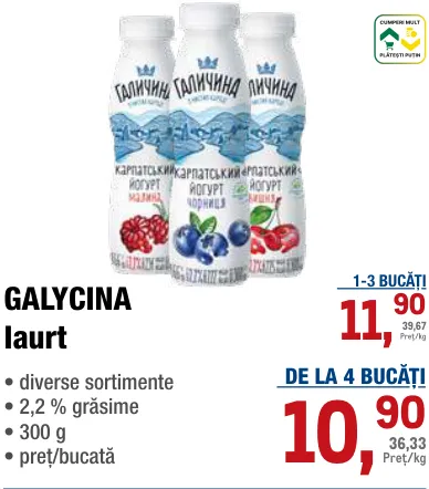 Iaurt GALYCINA, 300 g
