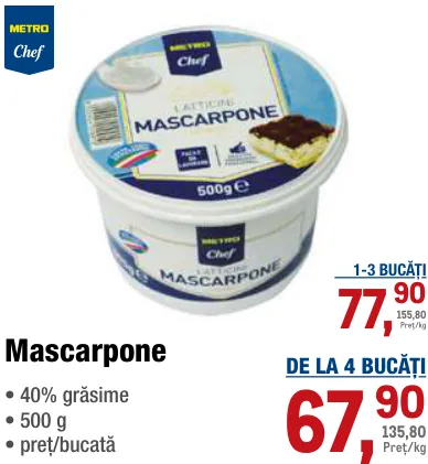 METRO Chef Mascarpone, 500 g