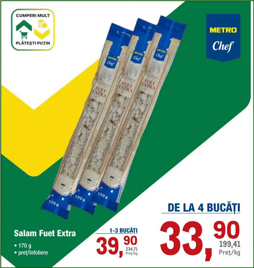 METRO Chef Salam Fuet Extra, 170 g