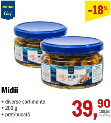 METRO Chef Midii, 200 g