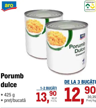 aro Porumb dulce, 425 g