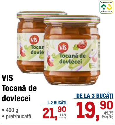 VIS Tocană de dovlecei, 400 g