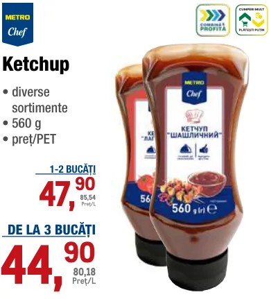Ketchup METRO Chef, 560 g