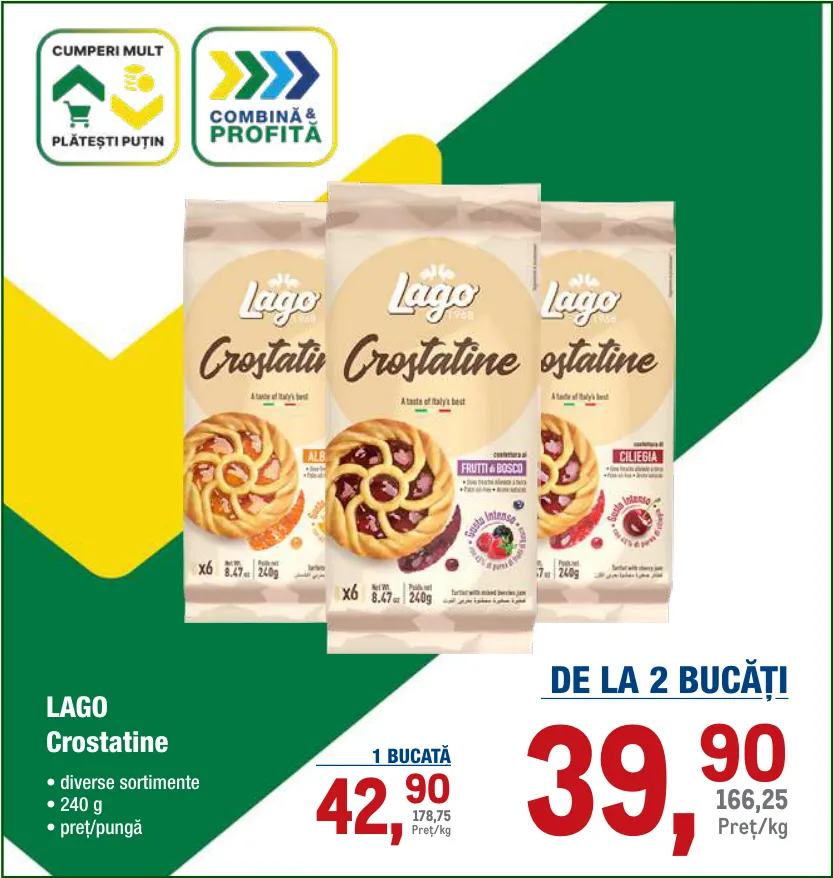 LAGO Crostatine, 240 g