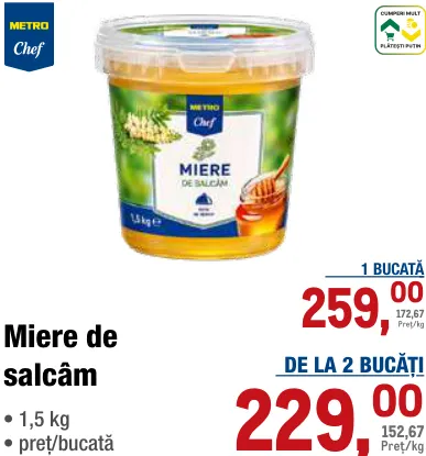 METRO Chef Miere de salcâm, 1,5 kg