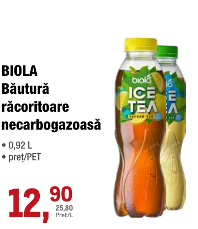 BIOLA Băutură răcoritoare necarbogazoasă, 0,92 L