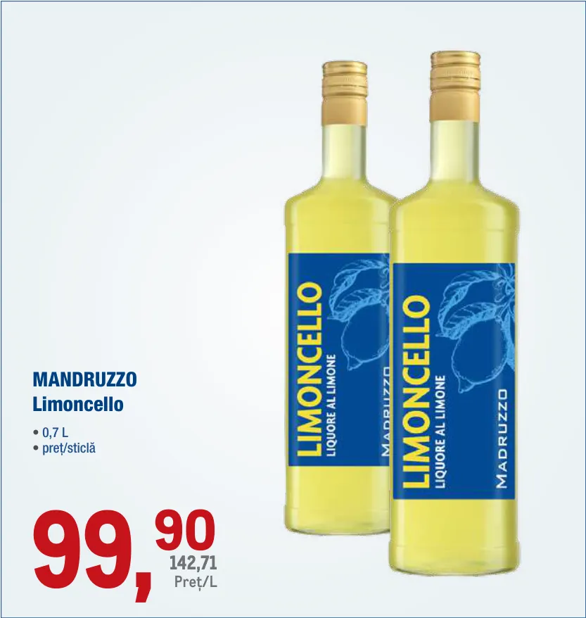 MANDRUZZO Limoncello, 0,7 L