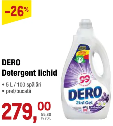 DERO Detergent lichid 5 L