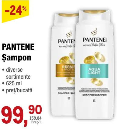 PANTENE Șampon 625 ml