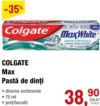 COLGATE Max Pastă de dinți 75 ml